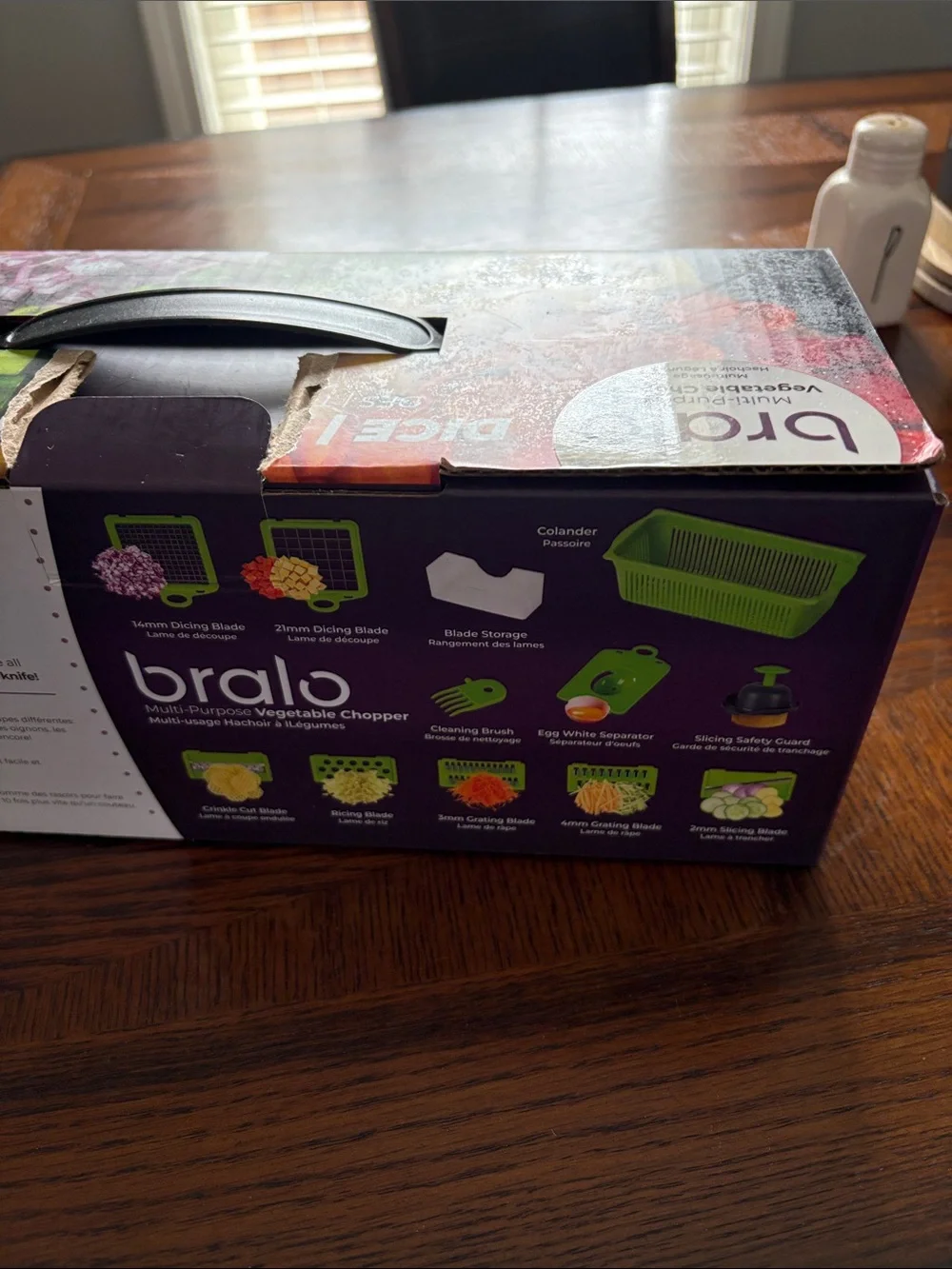 Bralo Multi-Purpose Vegetable Chopper - White & Green